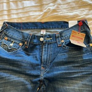 Men’s true religion medium blue jeans size 36